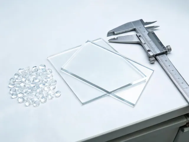 Acrylic material samples