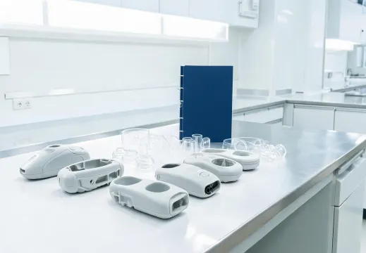 Medical plastic device housings